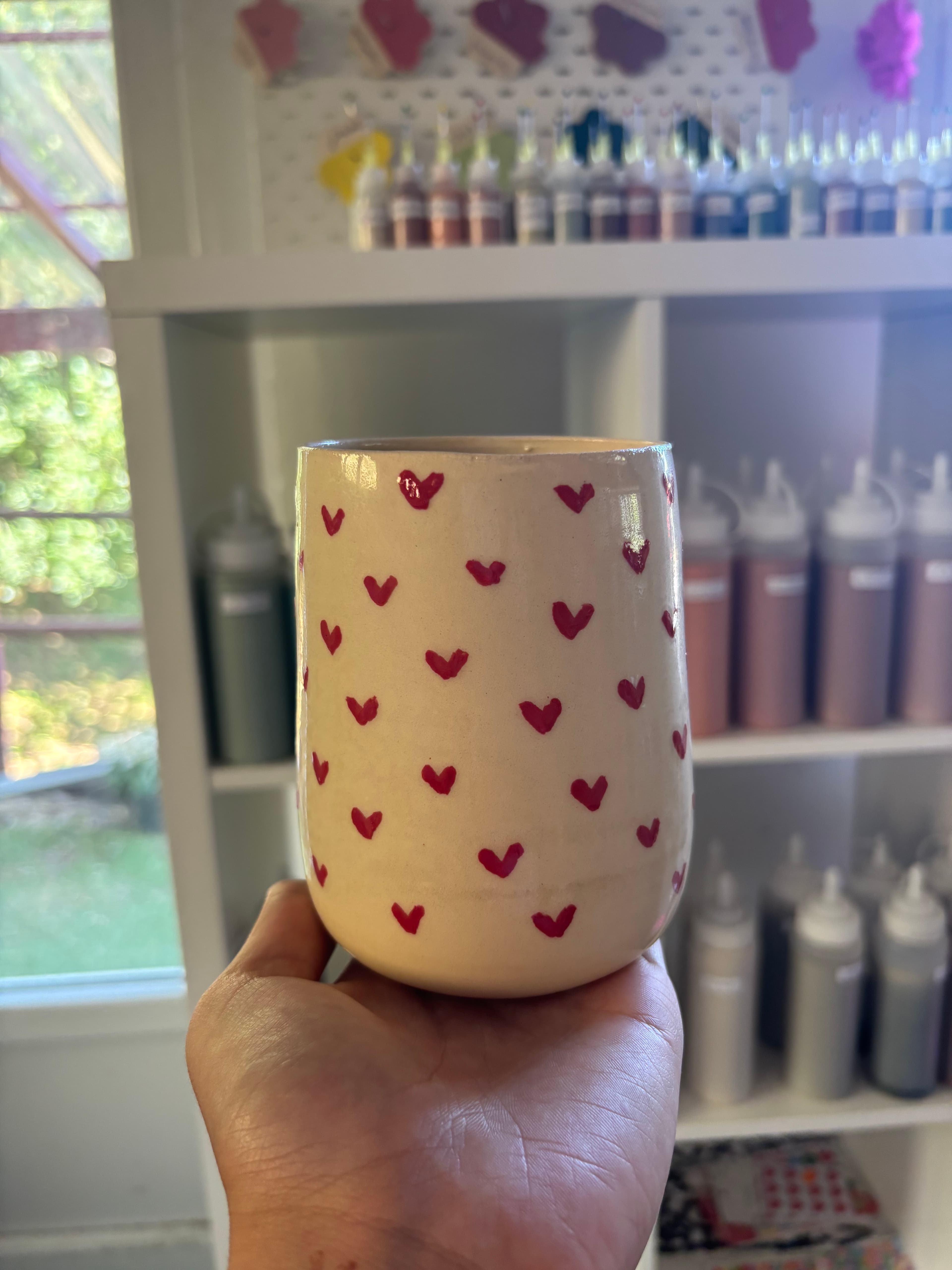 Mug aux petits cœurs